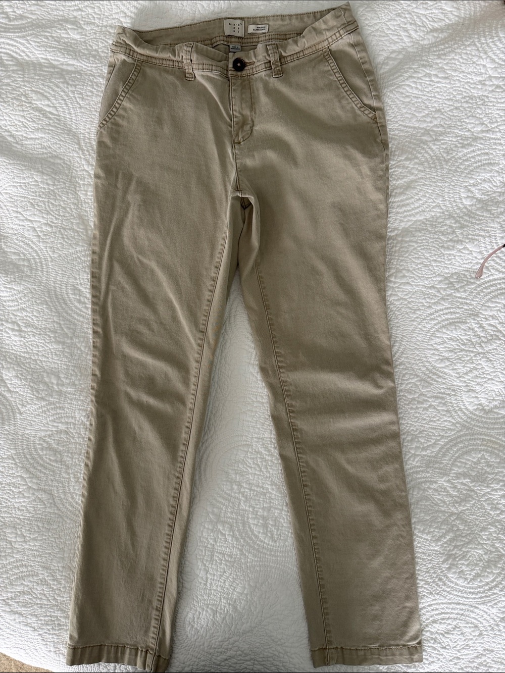 Women’s Khaki Straight-Leg Pants